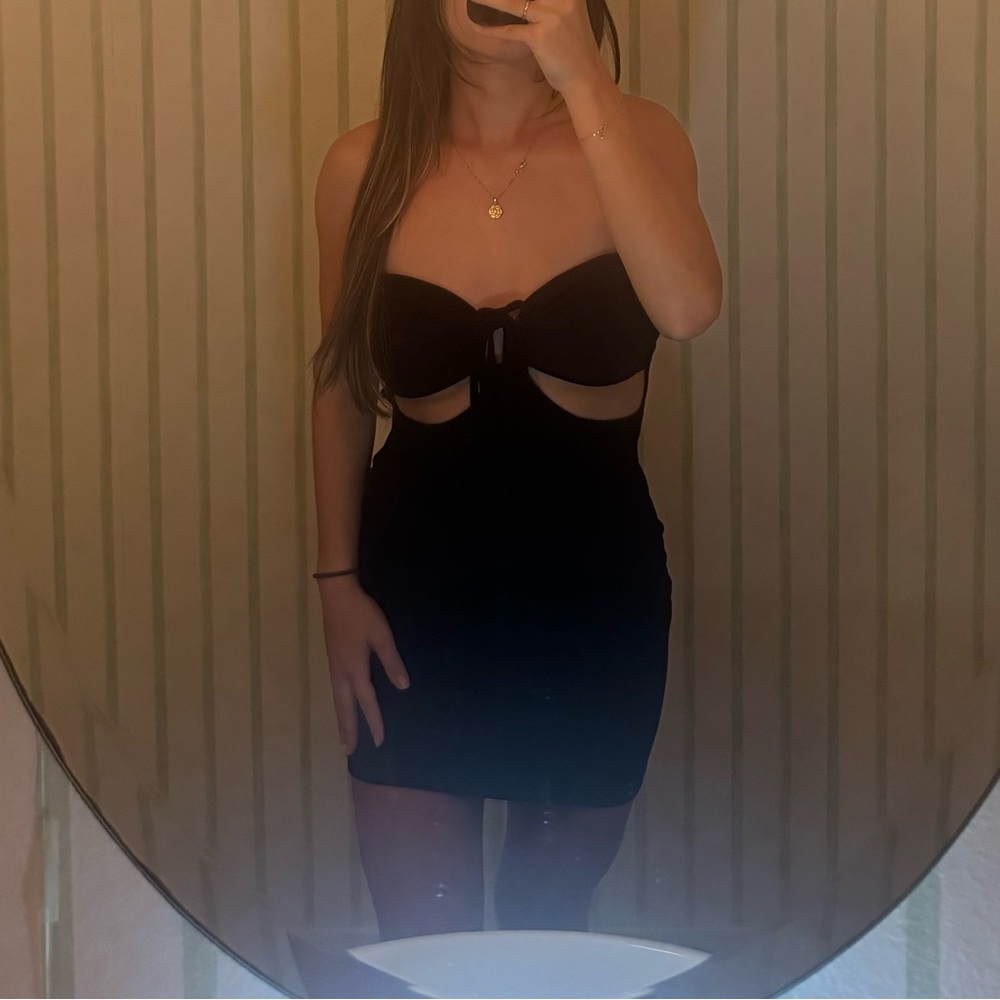Princess Polly Black Mini Dress